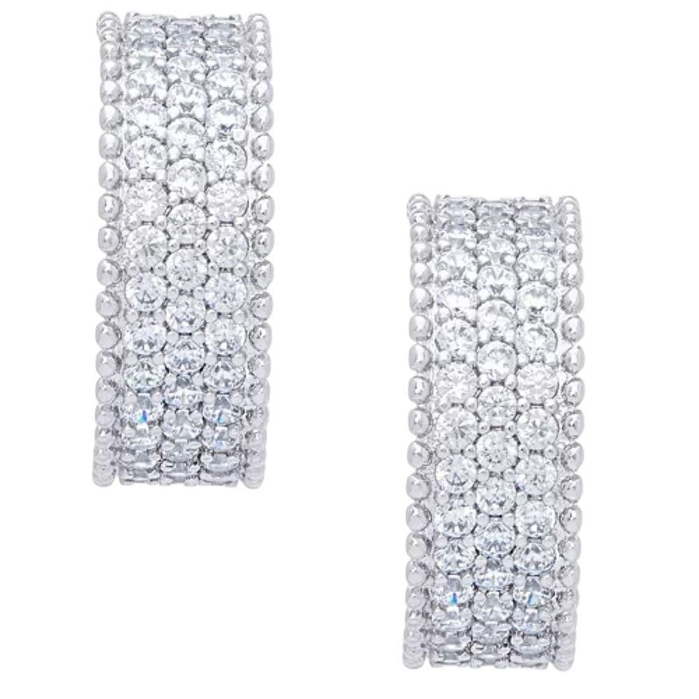 ElegantโSilver HoopโEarrings
